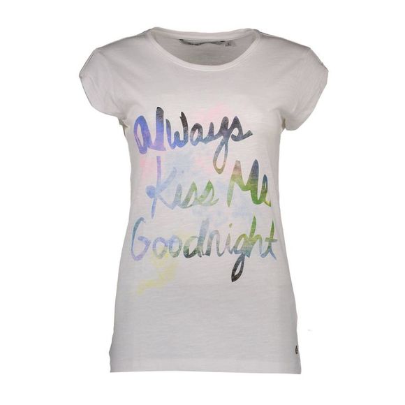 Silvian Heach White Cotton Tops & Women's T-Shirt - Picture 1 of 2